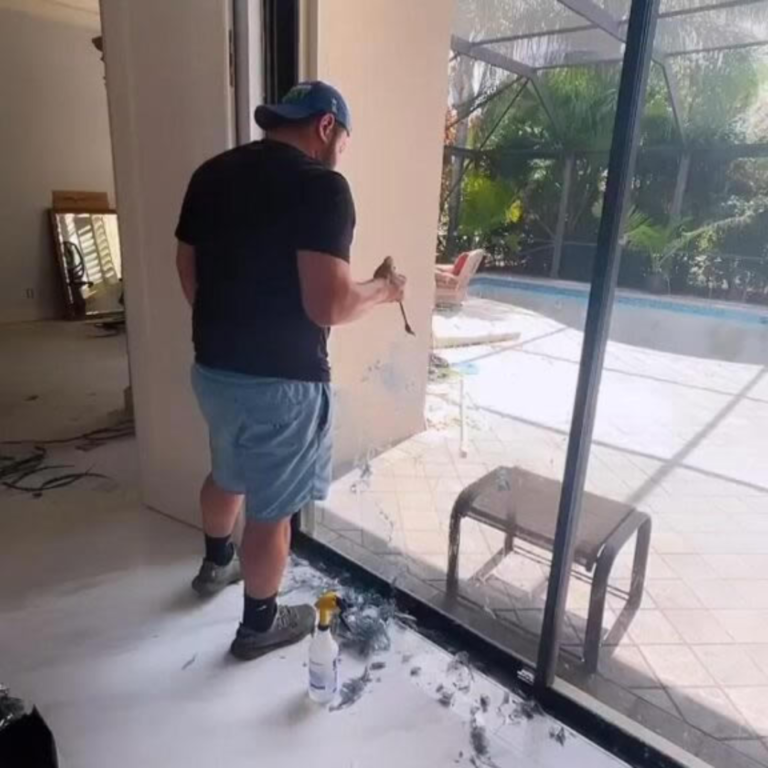 Residential window tinting installation