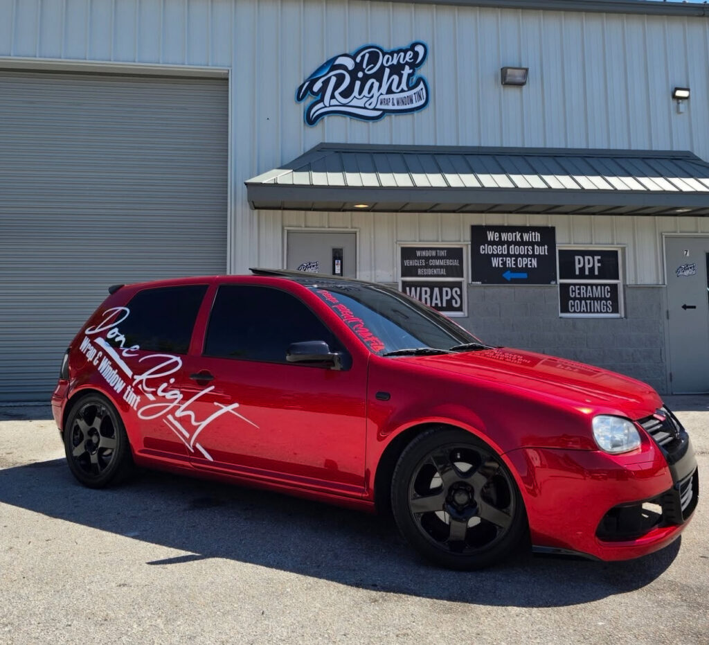 Golf GTI custom wrap in Port St Lucie, Fl